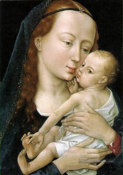 Vierge à l’Enfant hollandais peintre Rogier van der Weyden Peinture à l'huile